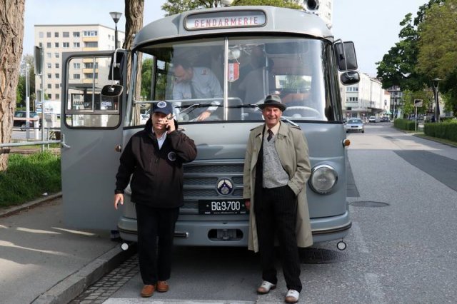 Oldtimerpremierenfahrt ins Jauntal zum Museum Liaunig